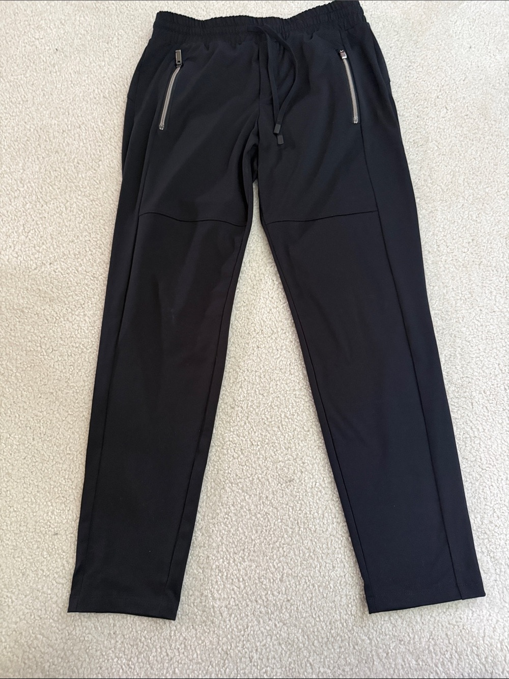 Athleta Black Men's Jogger Pants with Zip Pockets